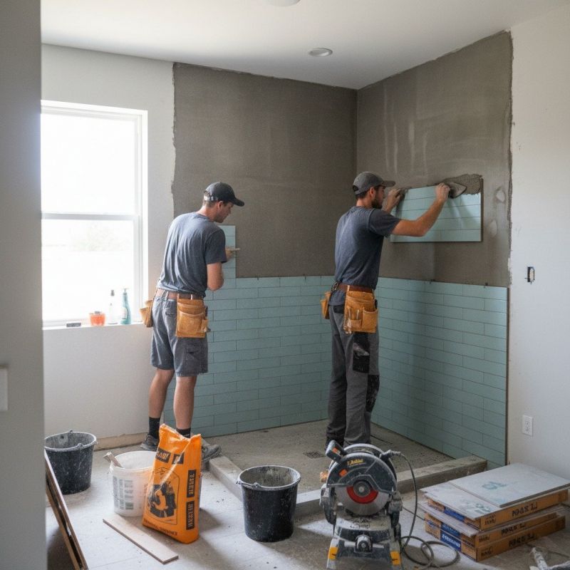 Local Shower Remodeling pros at work